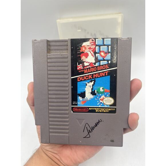 Super Mario Bros./Duck Hunt (Nintendo NES, 1985) With Nintendo Case - Picture 2 of 9